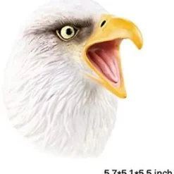 Mjuk Gummifågel Handdocka Realistisk Skallig Örn Huvud Öppen Rörlig Mun Lämplig för Kreativ Berättande Undervisning Tårta Topper Dekoration Halloween | Fyndiq><noscript><img width=