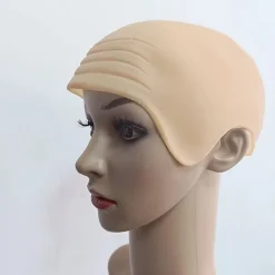 Mjuk Kostym Falsk Flint Peruk Party Simulering Mjuk Flintskallig Mössa För Skådespelare Cosplay Tillbehör[ca]> Peruker