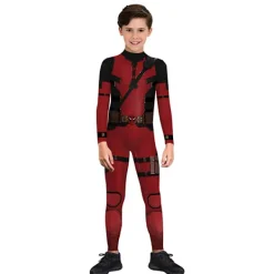 Män Deadpool 3 Wolverine Jumpsuit Bodysuit Cosplay Kostym Halloween Dräkt Outfit L> Dräkter