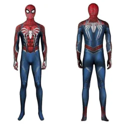 KOOLMEI Män Pojke Spider Man Cosplay Kostym Party Jumpsuit Ps5 Spider-man 2 Finklänning> Dräkter