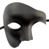 Mäns Maskerad Mask, Silver Venetian Mask Vintage Phantom of the Opera Mask, Vuxen Halv Ansikte Fest Mask Halloween Jul> Masker