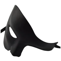 Mäns Maskerad Mask, Silver Venetian Mask Vintage Phantom of the Opera Mask, Vuxen Halv Ansikte Fest Mask Halloween Jul> Masker