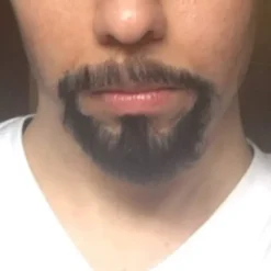 Mänskligt Hår Falska Skägg för Män Par av Bruna Falska Skägg Falska Skägg Realistiska Skägg Falskt Ansiktshår Handknutet Spets Skägg Halloween Rolig Firma | Fyndiq><noscript><img width=