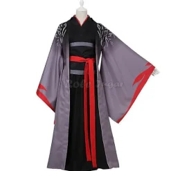 Mo Dao Zu Shi Jin Ling Cosplay Kostymset med Hanfu och Perukalternativ> Peruker