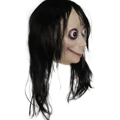 Molezu Momo Mask Läskig Mask, Krypande Mask Monstermask, Skräckkostymer Party Gummi Latex Mask för Halloween Vuxen> Masker