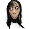 FMYSJ Momo Perukhuvudmask - Perfekt för Halloween Cosplayfest (FMY)> Masker
