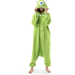 Monsters Inc Vuxen Onesie - Tecknad Figur Sovdräkt[JUN] S 145-158cm_OF S 145-158cm> Dräkter