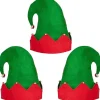 Moon Boat 3-pack Jul Tomte Filt Hatt - Bjällerklang Julhelg Party Kostym Favörer Gåvor Tillbehör> Huvudbonader