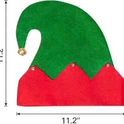 Moon Boat 3-pack Jul Tomte Filt Hatt - Bjällerklang Julhelg Party Kostym Favörer Gåvor Tillbehör> Huvudbonader