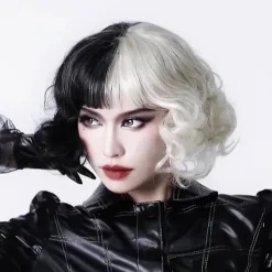 Mordely Cruella De Vil Cos Peruk> Peruker