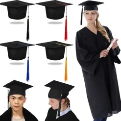 Mordely Graduation Hat Mortarboard Cap University Academic Hat 3><noscript><img width=