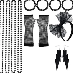 Mordely Neon 80-talskostymer för set Tutu-kjol 2><noscript><img width=