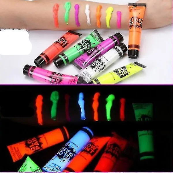 1morglow Glow-in-the-Dark Body Art Paint - Fashion Halloween Makeup> Smink