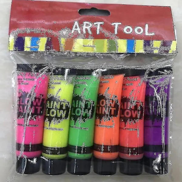 1morglow Glow-in-the-Dark Body Art Paint - Fashion Halloween Makeup> Smink