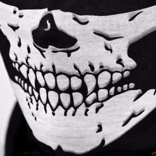 Motorcykelglasögon 2 st Multifunktionell Motorcykel Dödskalle Ansikte> Masker