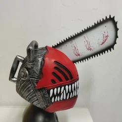 KOOLYOU Motorsågsmask Rollspel Anime Kläder Herrkaraktär Latexhjälmar Halloweenfest Rekvisita Födelsedagspresent Tillbehör Mask><noscript><img width=