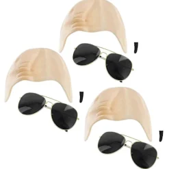 Mr Worldwide Skallig Hätta & Solglasögon Set, Kändisikon Maskerad Pitbull Kostym Tillbehör Sett-FM- 3pcs> Tillbehör