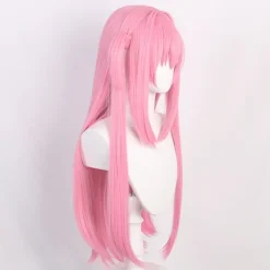 Mu Fei Gotō Ichiri cosplay-peruk, rosa långt hår Lonely rock><noscript><img width=