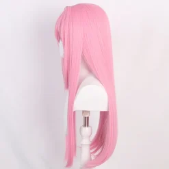 Mu Fei Gotō Ichiri cosplay-peruk, rosa långt hår Lonely rock><noscript><img width=