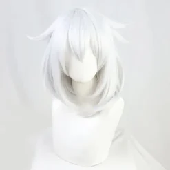 Mub- ecowalson Spel Genshin Impact Kläder Paimon Cosplay Kostym för Kvinnor Flickor Halloween Party Cosplay Uniform Komplett Set Kort Peruk peruk one size_yux one size | Fyndiq> Peruker