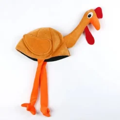 Mub- Halloween Wholesale Masquerade Animals turkey Cosplay Trick Hat Carnival Party Thanksgiving turkey One Size><noscript><img width=