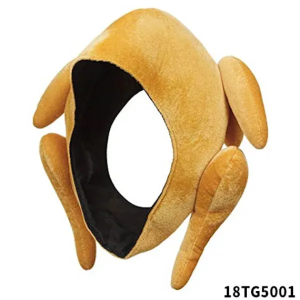 Mub- Halloween Wholesale Masquerade Animals turkey Cosplay Trick Hat Carnival Party Thanksgiving turkey One Size> Huvudbonader