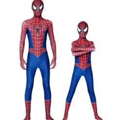 Mub- Högkvalitativ Remy Tony Spiderman cosplay jumpsuit för vuxna och barn Halloween cosplay kostym Miles lins 100CM_yux 100CM><noscript><img width=