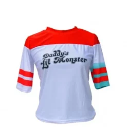 Mub-Harley-Quinn Monster T-shirt Harley-Quinn Cosplay Kostym Kvinnor Barn 4 i 1 Set M> Dräkter