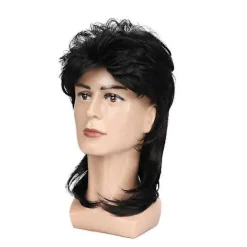 Mullet Peruk Halloween Cosplay Kostym Peruker för Maskerad> Peruker