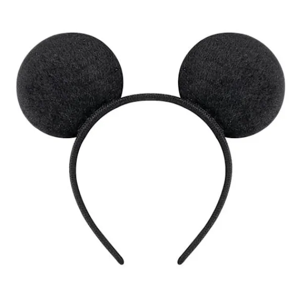 Musöron Huvudband Set med 20 st, Svart & Rosa Rosett> Huvudbonader