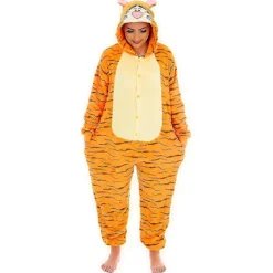 KOOLMEI Nalle Puh Characters Unisex Onesiee Fancy Dress Kostym Huvtröjor Pyjamas Z M(160CM-170CM)><noscript><img width=