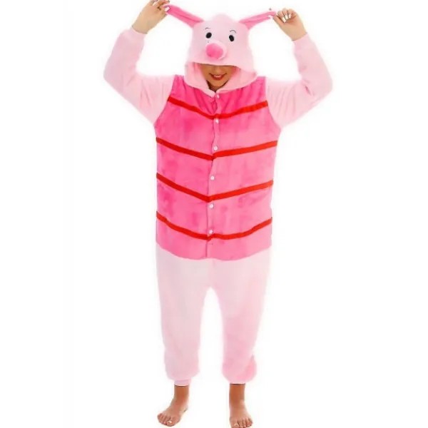 Nalle Puh Karaktärer Unisex Onesie Maskeraddräkt Huvtröjor Pyjamas M(160CM-170CM) M(160CM-170CM)> Dräkter