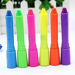 unbranded Neon Glow In The Dark Ansiktsfärg Kritor, Uv Kropp Black Light Glow Makeup Sticks Markers För Mardi Gras Halloween Maskerad><noscript><img width=