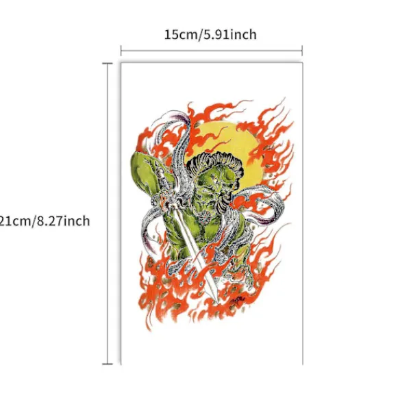 New Disposable Tattoo Sticker Water Transfer Sticker Waterproof Half A> Smink