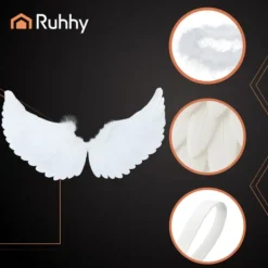 Ängel Maskeraddräkt / Änglavingar - 3-delar><noscript><img width=