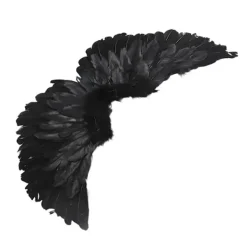 Ängelvingar Kostym Halloween Cosplay Vingar Halo Pannband Set för Barn Vuxna Stor><noscript><img width=