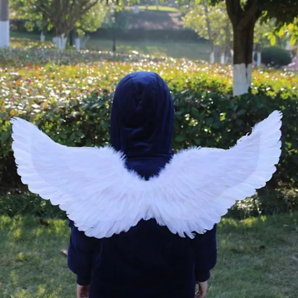 Ängelvingar med elastiska band, ljusa färger, lättviktig kostym, cosplay-vingar, fotorekvisita> Tillbehör