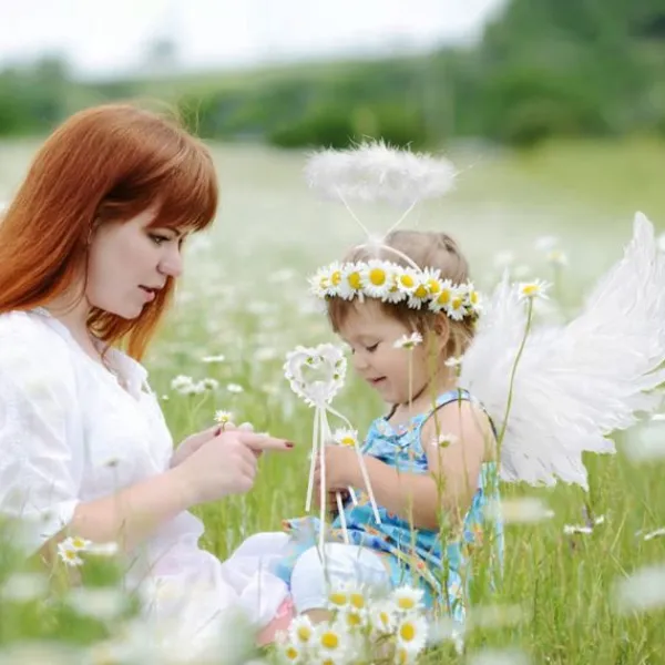 Ängelvingar och Halo, Vita Ängelvingar Fallna Ängelvingar Halloween Maskeraddräkt för Vuxna Halloween Julfest Vit-FM-> Tillbehör