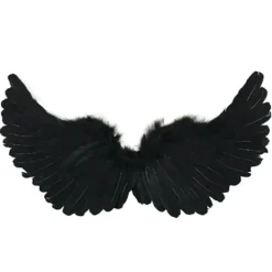 Änglavingar fjädervingar med elastiska remmar Justerbara Halloween-kostymvingar one size> Tillbehör