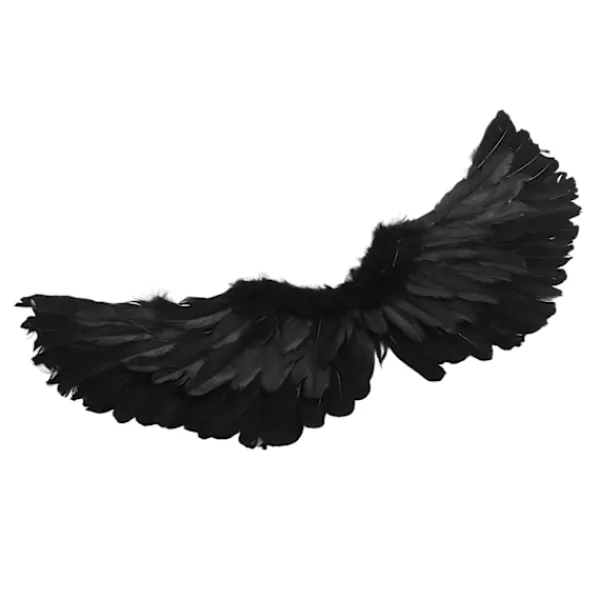 Änglavingar Kostym Konst Scen Halloween Cosplay Vingar Halo Hårband Set för Barn Vuxna Stora> Tillbehör