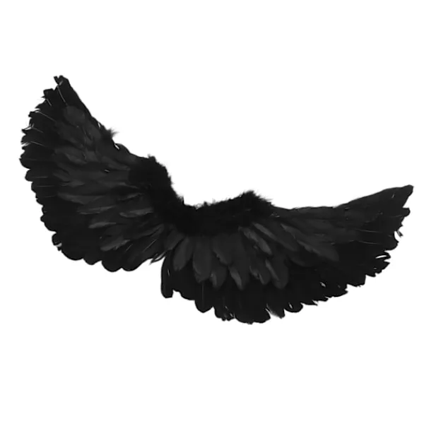 Änglavingar Kostym Konst Scen Halloween Cosplay Vingar Halo Hårband Set för Barn Vuxna Stora> Tillbehör