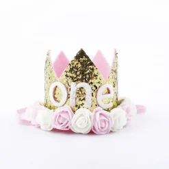 Nicolo Djungeltema Vilda Festtillbehör Wild One Ballongbanner Papperspinnar Tårtdekoration Babyflicka Födelsedagsdekoration Fest> Huvudbonader