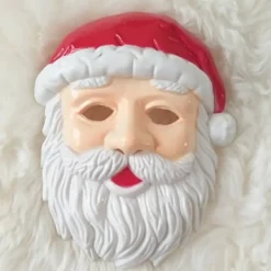 [NT] 2 st Jul Halloween Tomte Mask med elastiskt snöre Lätt att bära roliga säsongsbetonade Cosplay-kostymer för festdräkter> Masker