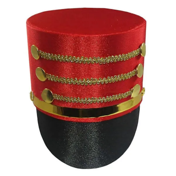 FMYSJ Nötknäppare Soldat Hög Hatt Scenföreställningar Hatt Varm Bekväm Hatt för Julhelger Vit (FMY)> Huvudbonader