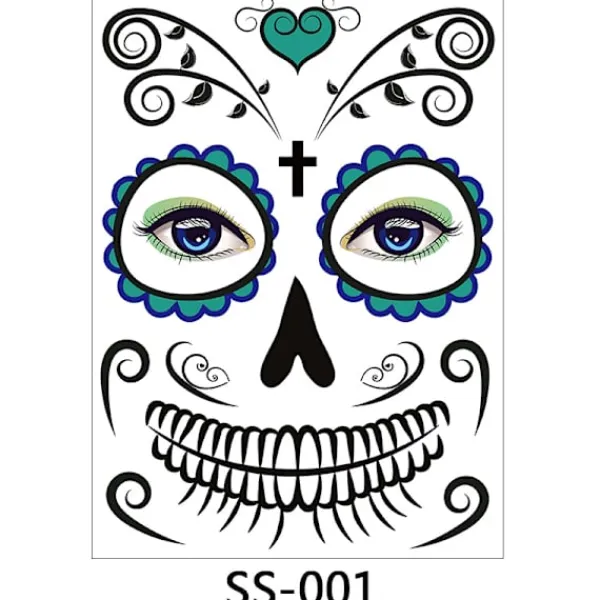 Nuggisar - Temporära ansiktstatueringar 10 st> Smink