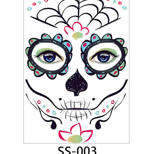 Nuggisar - Temporära ansiktstatueringar 10 st> Smink