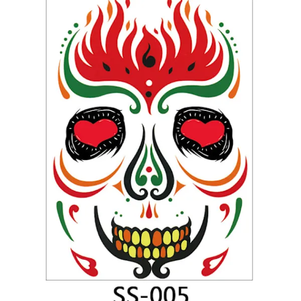 Nuggisar - Temporära ansiktstatueringar 10 st> Smink