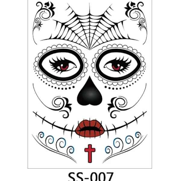 Nuggisar - Temporära ansiktstatueringar 10 st> Smink