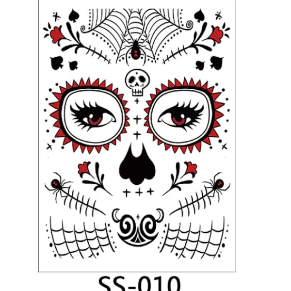 Nuggisar - Temporära ansiktstatueringar 10 st> Smink