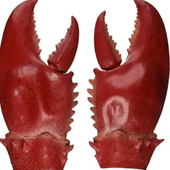 LAIQIANKUA Ny ankomst Latex rekvisita handskar trasiga jätte hummer klor krabba klo vuxen Halloween cosplay rekvisita 39cm> Tillbehör